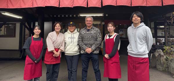ラルフローレンの社長ご夫妻がご友人とお食事にいらして下さいました。あまりにも凄すぎて、感激しました。