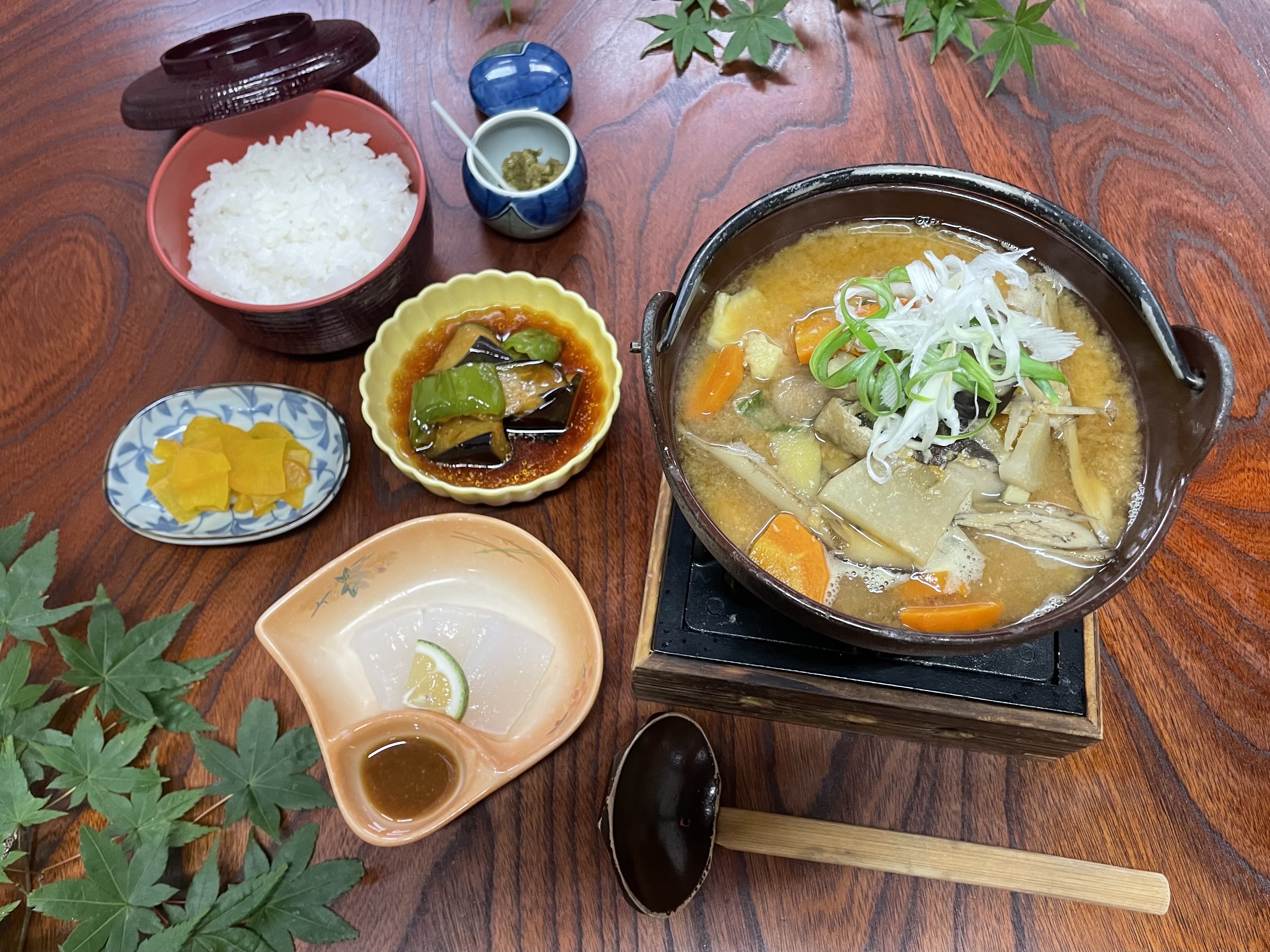 だんご汁定食